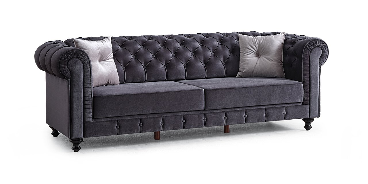 Ciragan Couchgarnitur Grau 1