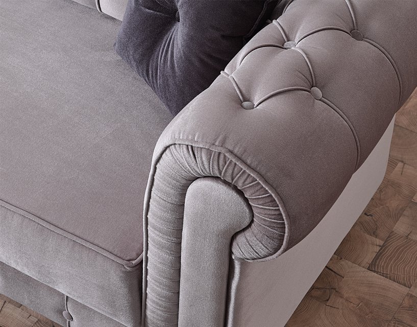 Ciragan Couchgarnitur Grau 3