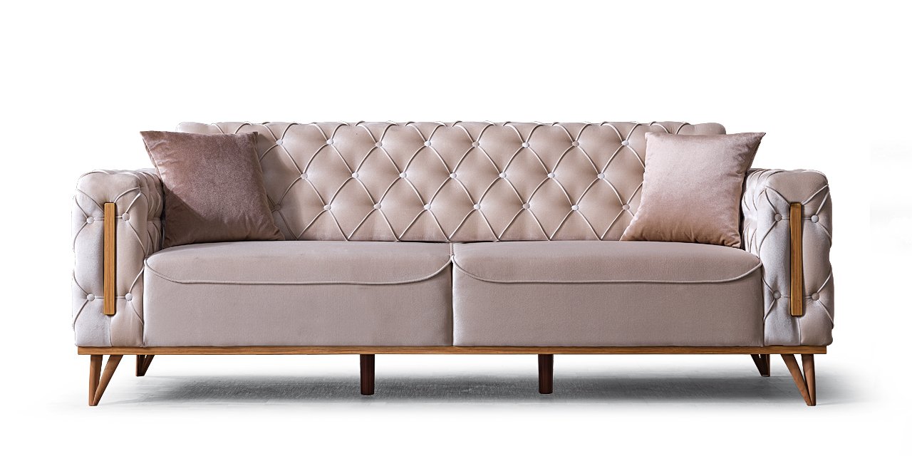 Hanedan Couchgarnitur Beige 1